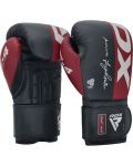 Боксови ръкавици RDX - REX F4, тъмночервени/черни - 2t