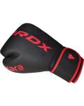 Боксови ръкавици RDX - F6 , черни/червени - 4t