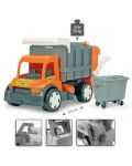 Детска играчка Wader - Боклукчийски камион, оранжев - 2t