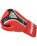 Боксови ръкавици RDX - Aura Plus T-17 , червени/черни - 4t