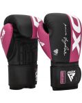 Боксови ръкавици RDX - REX F4 , розови/черни - 2t