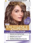 L'Oréal Еxcellence Боя за коса, 7.11 Ultra Ash Blonde - 1t