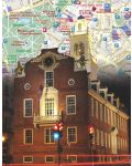 Мини пъзел New York Puzzle от 100 части - Градска карта, Бостън - 1t