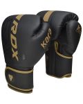 Боксови ръкавици RDX - F6 , черни/златисти - 2t