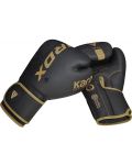 Боксови ръкавици RDX - F6 , черни/златисти - 6t