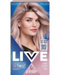 Schwarzkopf Live Боя за коса Lightener + Twist, Хладно лилав 104 - 1t