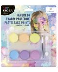 Боички за лице Kidea - 6 цвята - 1t