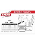 Боксови ръкавици RDX - BGR-F7 , червени/бели - 8t