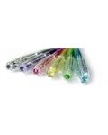 Брокатени химикалки Kidea - 6 цвята, диамант - 2t