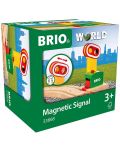 ЖП аксесоар Brio World - Светофар с магнит - 3t