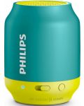 Мини колонка Philips BT25A - синя/жълта - 1t