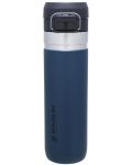 Бутилка за вода Stanley Go - Quick Flip, 0.7 L, синя - 1t