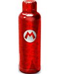 Бутилка за вода ABYstyle Games: Super Mario Bros. - Mario Logo - 1t