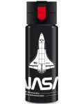 Бутилка за вода Ars Una NASA - Черна, 475 ml - 1t