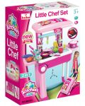 Детска кухня Buba Little Chef - Розова, 2в1 - 4t