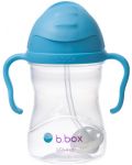 Бутилка със сламка b.box - Sippy cup, 240 ml, Blueberry - 3t