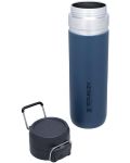 Бутилка за вода Stanley Go - Quick Flip, 0.7 L, синя - 3t