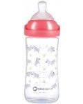 Бутилка Bebe Confort - Emotion Physio, Easy Clip, 270 ml, Savannah Pink - 1t