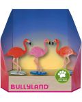 Комплект фигурки Bullyland Flamingo - Фламинго, 3 броя - 1t