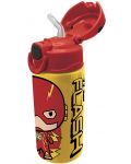 Бутилка за вода Graffiti Flash - Със сламка, 500 ml - 2t