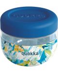 Буркан за храна Quokka Bubble - Blue Peonies, 500 ml - 1t