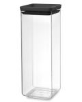 Буркан Brabantia Tasty+ - 2.5 l, тъмносив капак - 1t