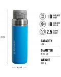 Бутилка за вода Stanley Go - Quick Flip, 1060 ml, синя - 4t