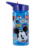 Бутилка със сламка Stor - Mickey, 530 ml - 1t