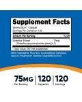 Butterbur Extract, 75 mg, 120 капсули, Nutricost - 2t