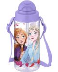 Бутилка за вода Disney - Замръзналото кралство II, с лента, 500 ml - 1t