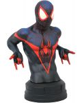 Статуетка бюст Diamond Select Marvel: Spider-Man - Miles Morales, 18 cm - 1t