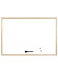 Бяла дъска с дървена рамка Top Office - 30 x 40 cm - 1t