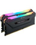 Оперативна памет Corsair - Vengeance RGB PRO black, 16GB, DDR4 3200MHz - 3t