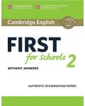 Cambridge English First for Schools 2 Student's Book without answers - 1t