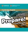 Cambridge English Prepare! Level 2 Class Audio CDs / Английски език - ниво 2: 2 CD - 1t