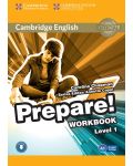 Cambridge English Prepare! Level 1 Workbook with Audio / Английски език - ниво 1: Учебна тетрадка с аудио - 1t