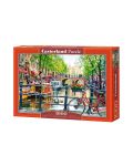 Пъзел Castorland от 1000 части - Пейзаж в Амстердам - 1t