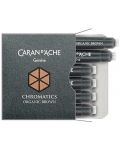 Патрончета за писалка Caran d'Ache Chromatics – Кафяв, 6 броя - 1t