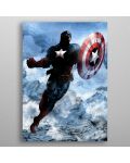 Метален постер Displate - Marvel - Captain America - 3t