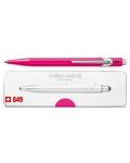 Автоматична химикалка Caran d'Ache 849 Pop Line Collection Pink – Син - 3t