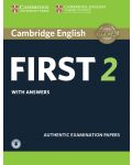 Cambridge English First 2 Student's Book with Answers and Audio - 1t