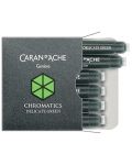 Патрончета за писалка Caran d'Ache Chromatics –  Зелен, 6 броя - 1t
