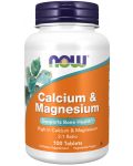 Calcium & Magnesium 2:1, 100 таблетки, Now - 1t