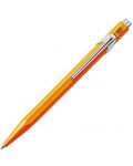 Автоматична химикалка Caran d'Ache 849 Pop Line Collection Orange  – Син - 1t