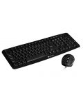 Клавиатура + мишка CANYON USB standard KB, water resistant BG layout, Черни - 1t