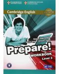 Cambridge English Prepare! Level 3 Workbook with Audio / Английски език - ниво 3: Учебна тетрадка с аудио - 1t