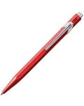 Автоматична химикалка Caran d'Ache 849 Metal Collection Red – Син - 1t