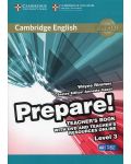 Cambridge English Prepare! Level 3 Teacher's Book with DVD and Teacher's Resources Online / Английски език - ниво 3: Книга за учителя с DVD и материали - 1t
