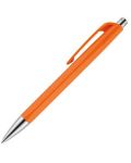 Автоматична химикалка Caran d'Ache 888 Infinite Orange – Син, 0.7 mm - 1t