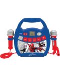 CD плейър Lexibook - Spider-Man MP320SPZ, син/червен - 1t